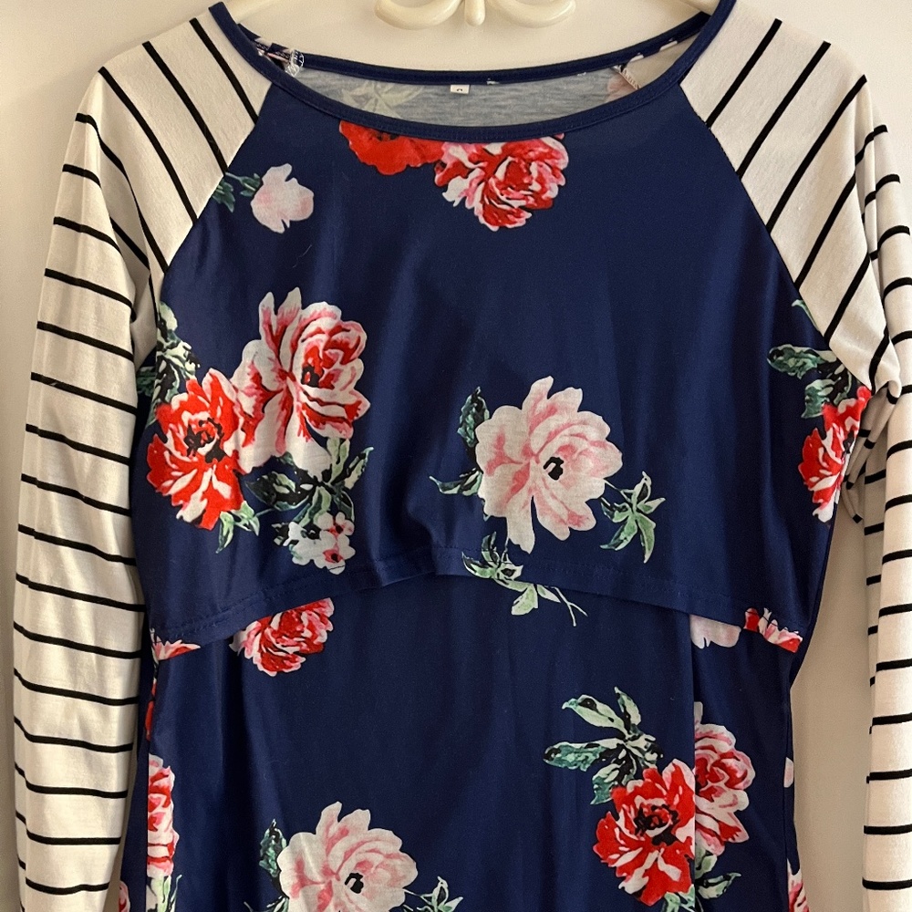 Nursing long sleeve top